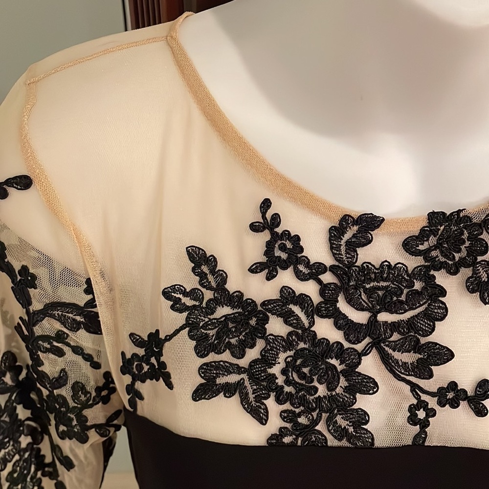 David Meister cocktail dress sz 6 - Picture 2 of 6